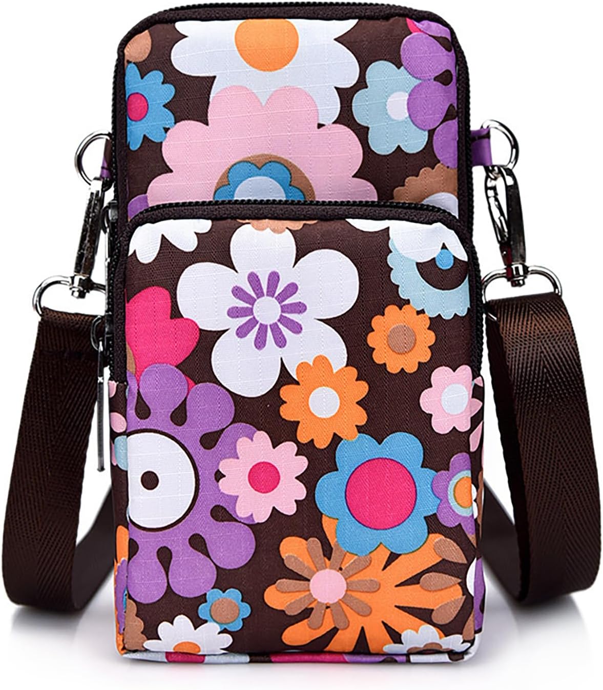 Crossbody Phone Bag for Women. Small Multiple Pockets Shoulder Bags Mini Cell Phone Wallet Purses for Travel Shopping Pouch