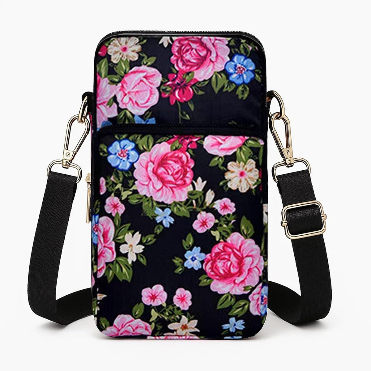 Crossbody Phone Bag for Women. Small Multiple Pockets Shoulder Bags Mini Cell Phone Wallet Purses for Travel Shopping Pouch