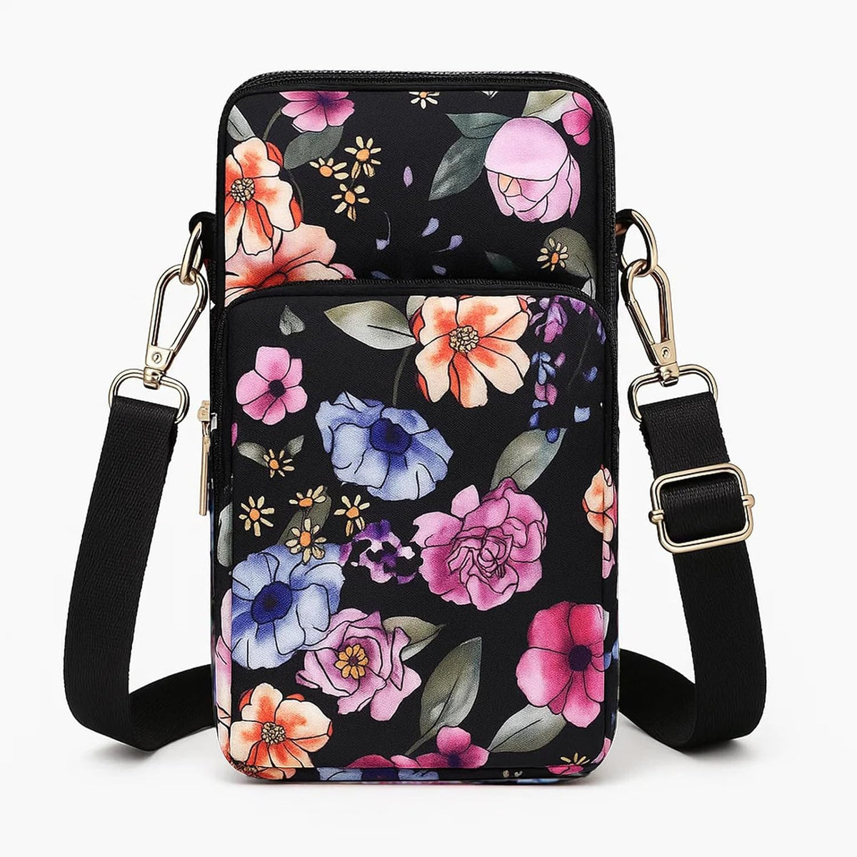 Crossbody Phone Bag for Women. Small Multiple Pockets Shoulder Bags Mini Cell Phone Wallet Purses for Travel Shopping Pouch