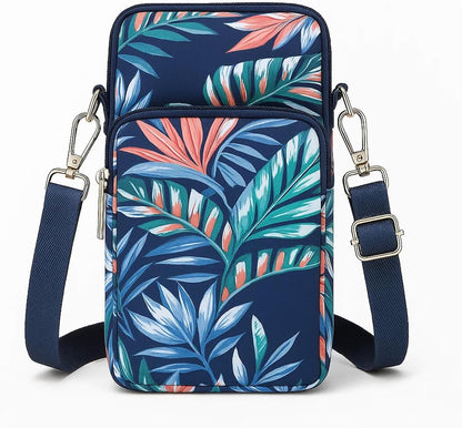 Crossbody Phone Bag for Women. Small Multiple Pockets Shoulder Bags Mini Cell Phone Wallet Purses for Travel Shopping Pouch