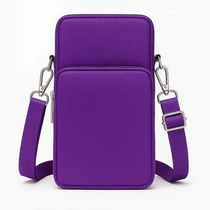 Crossbody Phone Bag for Women. Small Multiple Pockets Shoulder Bags Mini Cell Phone Wallet Purses for Travel Shopping Pouch