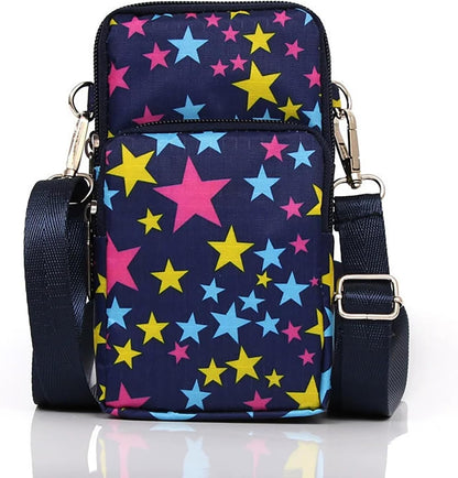 Crossbody Phone Bag for Women. Small Multiple Pockets Shoulder Bags Mini Cell Phone Wallet Purses for Travel Shopping Pouch